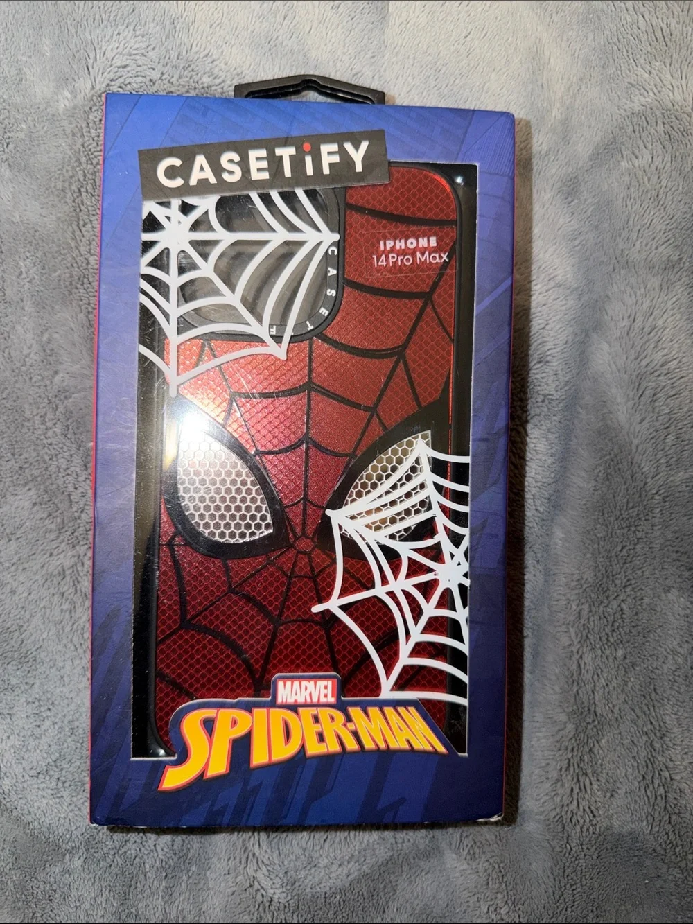 Casetify Red & Black Spider-Man iPhone 14 Pro Max Case